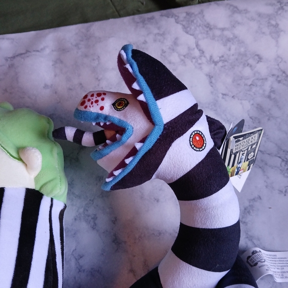 NWT Bundle Beetlejuice Squishmallow & Sandworm stuffie - Picture 6 of 7